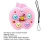 Spielkonsolen-Anhänger mit Schlüsselband Lieblicher Bunter Cartoon-Druck Nostalgische Hand-Auge-Koordination Fidget-Spielzeug Hau-den-Maulwurf Schlüsselanhänger Mini Dekompression