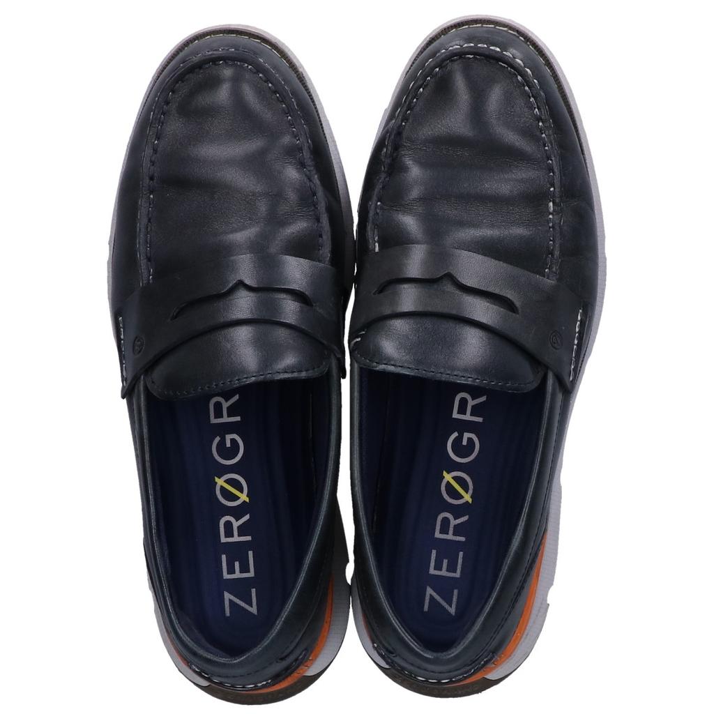 Cole Haan C35008 4.Zerogrand Coin Loafers/ Shoes 25.5 NavyUsed