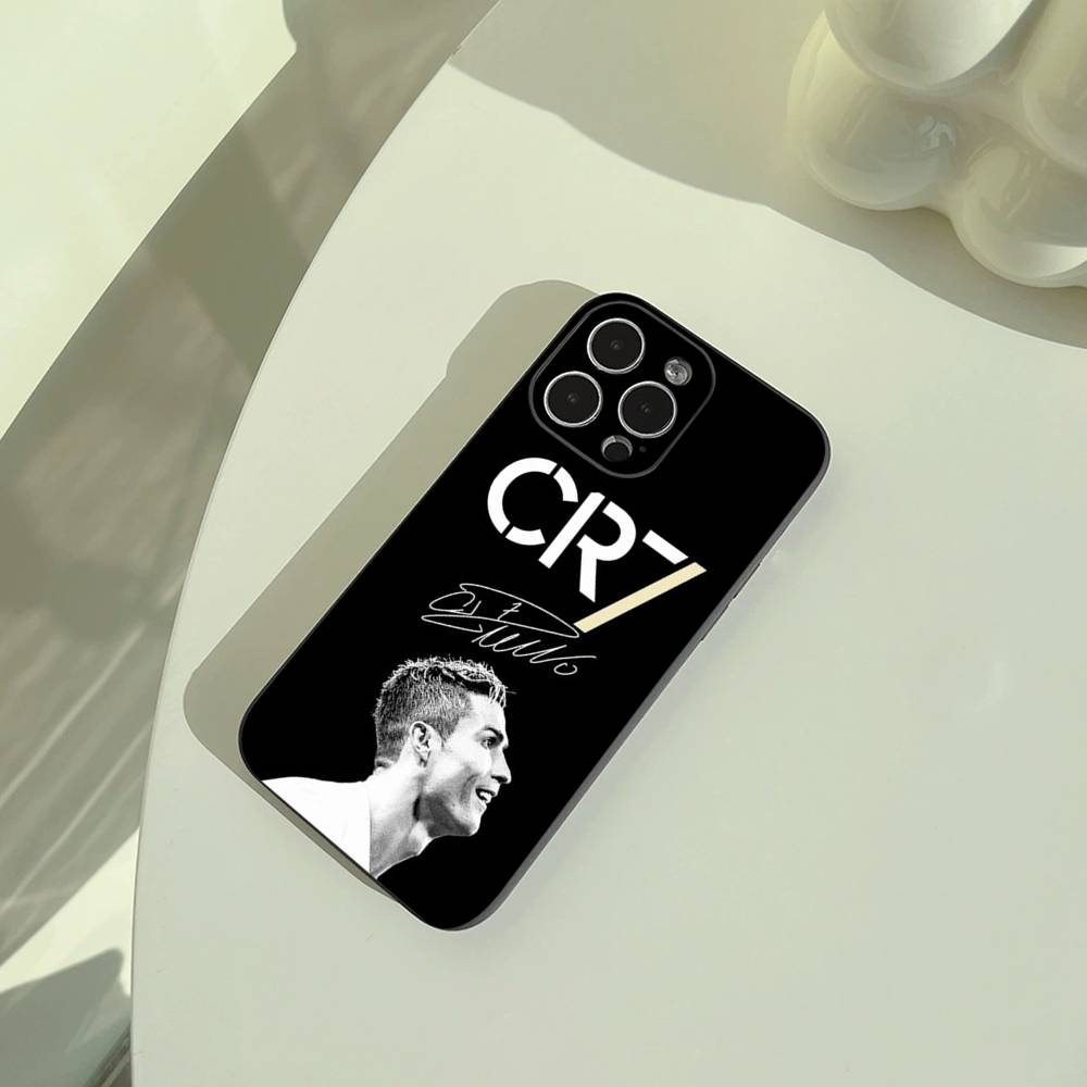 7-No7-C-R-7-Ronaldo Phone Case For iPhone 17,16,15,14,13,12,11 Pro Max,16Plus,XS Lightweight and Practical Soft Black Cover