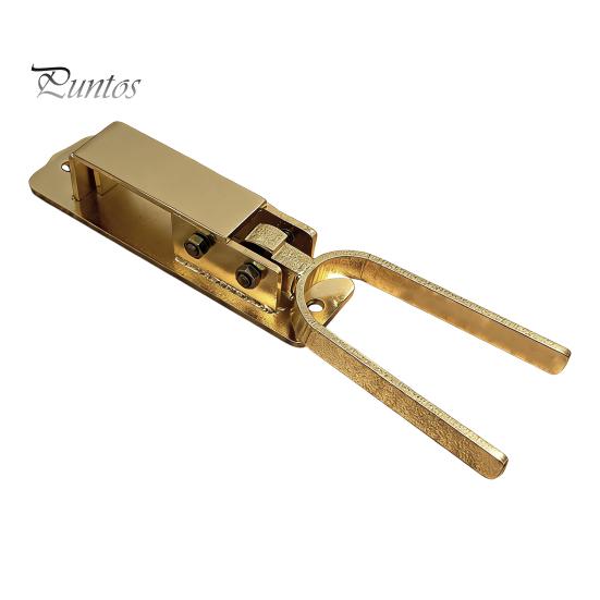 Fast Gate Latch Instant Locking Heavy-Duty One-Hand Easy Install Secure Wood on Metal Pipe Gates Automatic Spring Lock for Farm Ranch Backyard Open