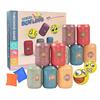 Throwing Cans/Bowling Toy Carnival Yard Games Combo Set Creative Early Educational Toys Great Gifts for Children New