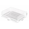 Top Quality Transparent Book Shelf Magazine File Organizer Storage Tray Fashion Paper Rack Desktop Organizer Stackable File Rack