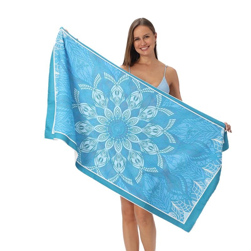Euro Dollar U.S. Dollar Microfiber Beach Towel Custom Digital Printing Enlarged Towel Bath Towel