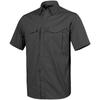 HELIKON-TEX Men's Defender MK2 Short Sleeve Polycotton Ripstop Shirt (Size M, Black)