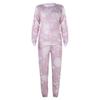 Autumn/Winter Plus Size Tie-Dye Long Sleeve Women's Casual Home Wear Set