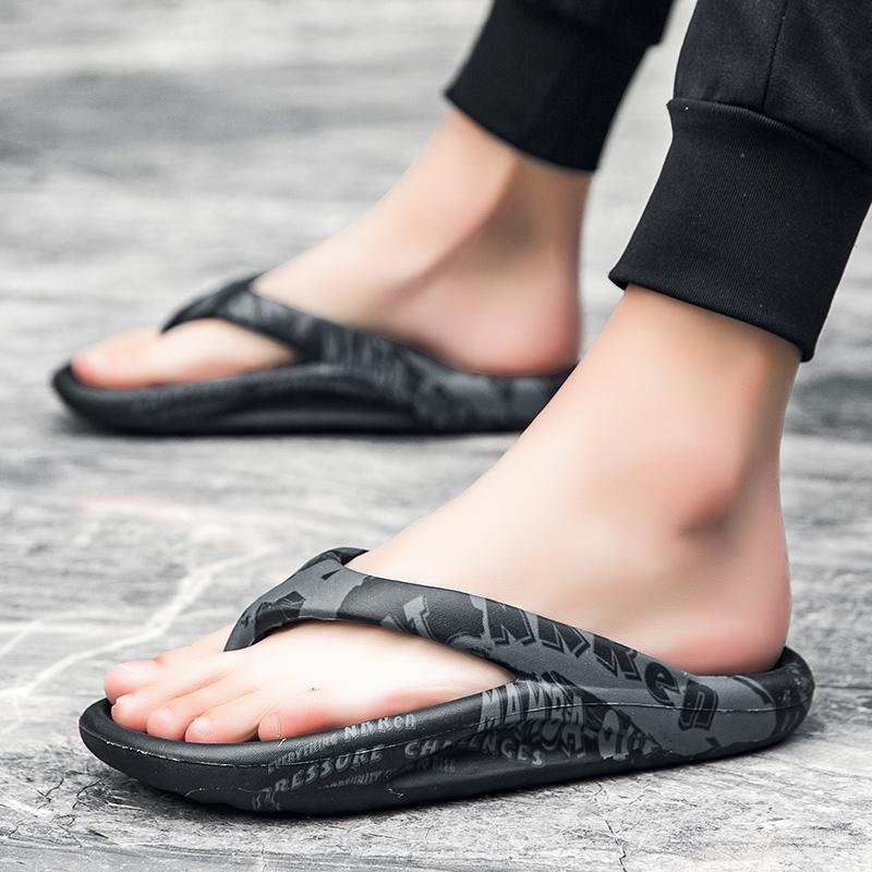 Fashion Beach Flip Flops  Home Slippers Men Bathroom Sandals Non Slip Men Lightweight Orginal Women  Design Fashion Soft Orginal