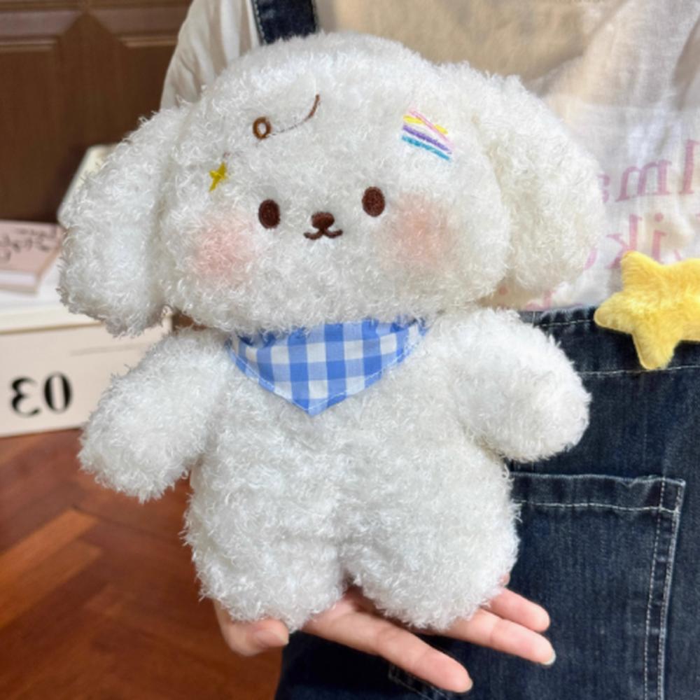 Soft Little Dog Plush Toy Puppy White Dog Doll Creative Small Dog Plush Doll  Birthday Gift