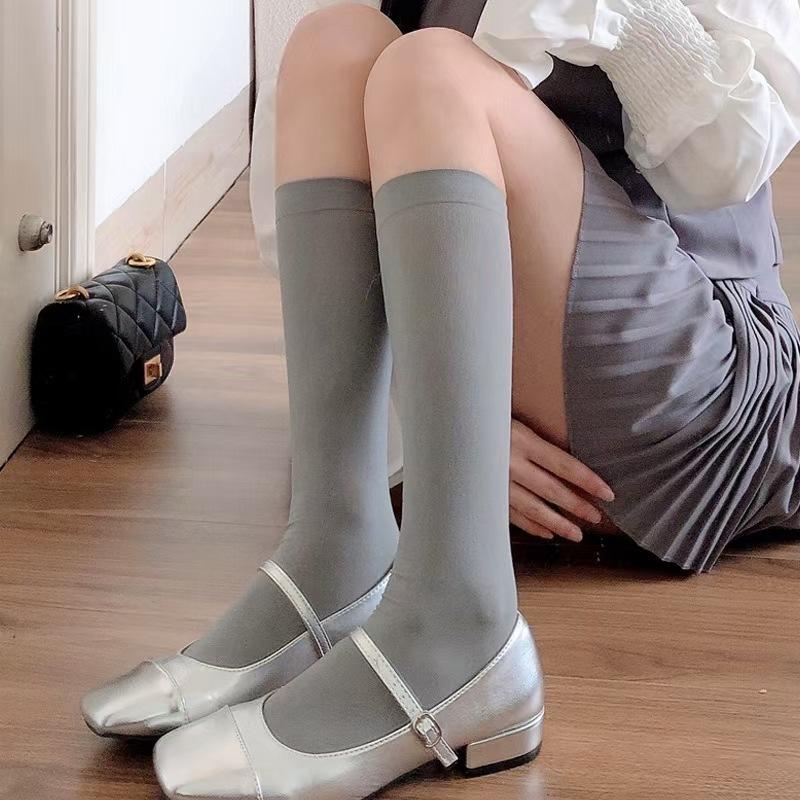 Dünne Overknee-Socken Leichter, dehnbarer Stoff Weiche Textur Strapazierfähiges, nahtloses Design Bequeme Passform für den täglichen Gebrauch und verschiedene Outfits
