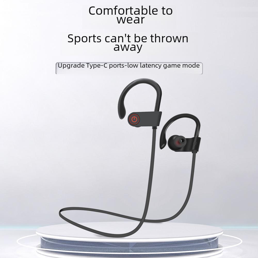 

U8 5.3 Wireless Sports Bluetooth Headset with Ear Hook and C Charging Port