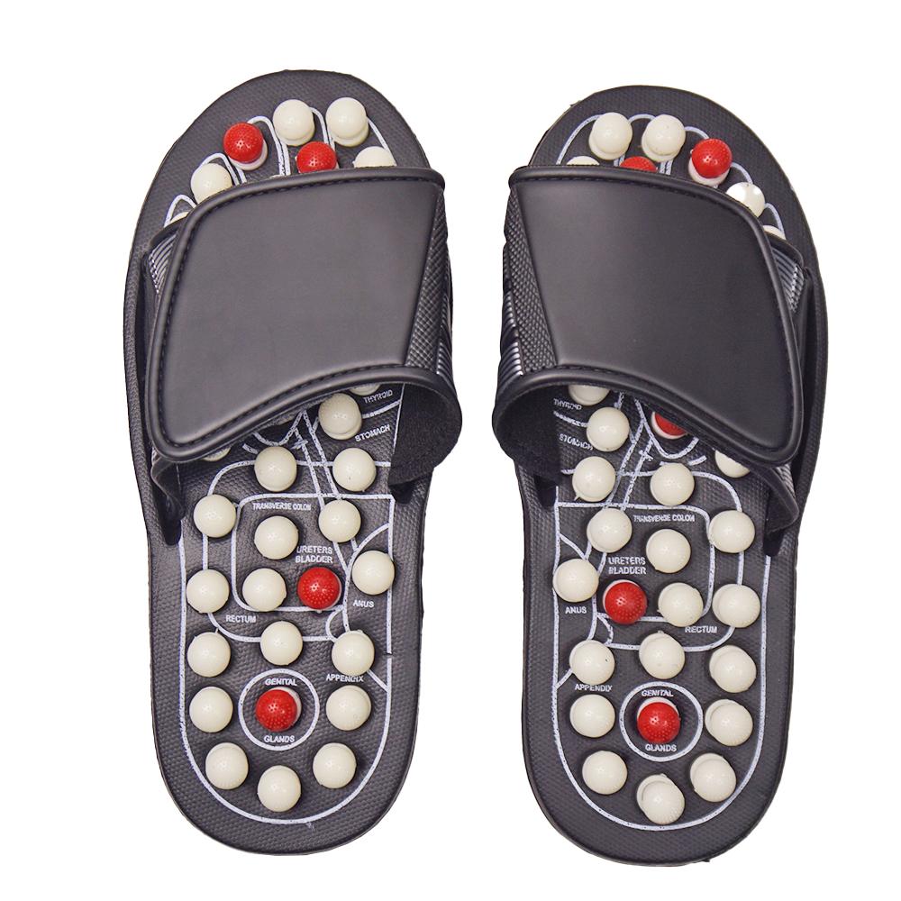 Plantar Fasciitis Relief Foot Massager, Acupressure Slippers Slides for Men Women
