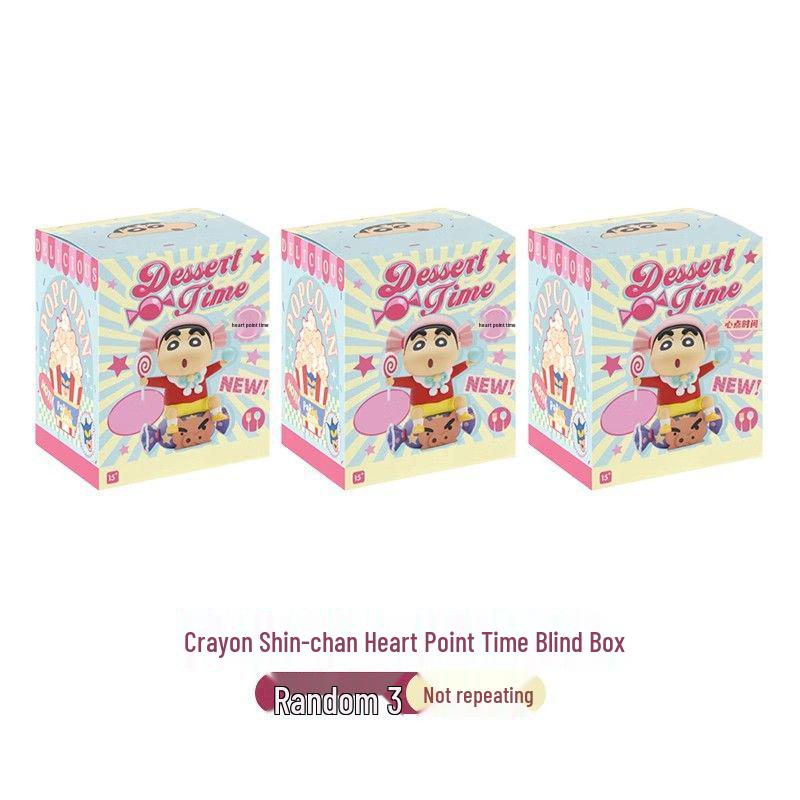 Crayon Shin-chan Hand-painted Snack Time Figures - Cake Decorations & Desktop Ornaments, Perfect for Birthday Gifts.