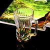 Painted Glass Coffee Cup 250ml Art Latte Mug 3D Stained Glass Tea Cup Heat-Resistant Glass Mug Gift for Coffee Lovers