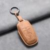 4 5 Buttons Leather Car Key Case Cover for Ford Fusion Mustang Edge Explorer Focus F150 F250 F350 F550 Escape for Lincoln Mondeo