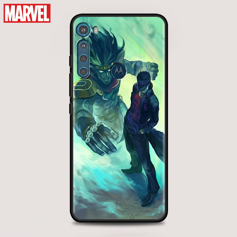 Shell For Motorola One Fusion G8 G9 Power Plus G22 G30 G31 G50 G60 Edge20 E6s G Stylus Case Cartoon JoJo's Bizarre Adventure