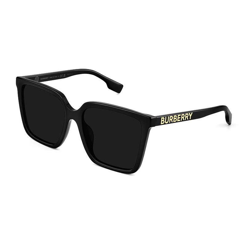 Burberry 4411D Logo Letter Square Sunglasses Unisex sunglasses Black BE4411D