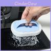 Comfort Grip Bathtub Scrubber With Thick Sponge For Deep Surface Cleaning