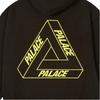 Palace Glow Tri-Ferg Hood Black Unisex Tops P27CS174