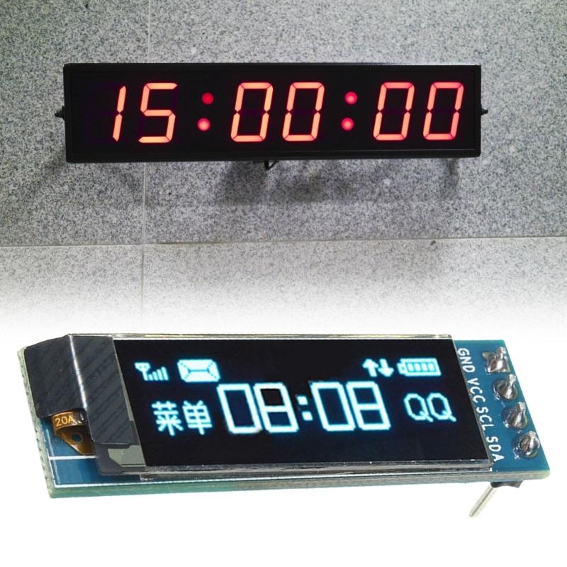 Precise 0.91inch Screen Module Supporting I2C Communication Ideal For Intelligent Home And Wearable Devices