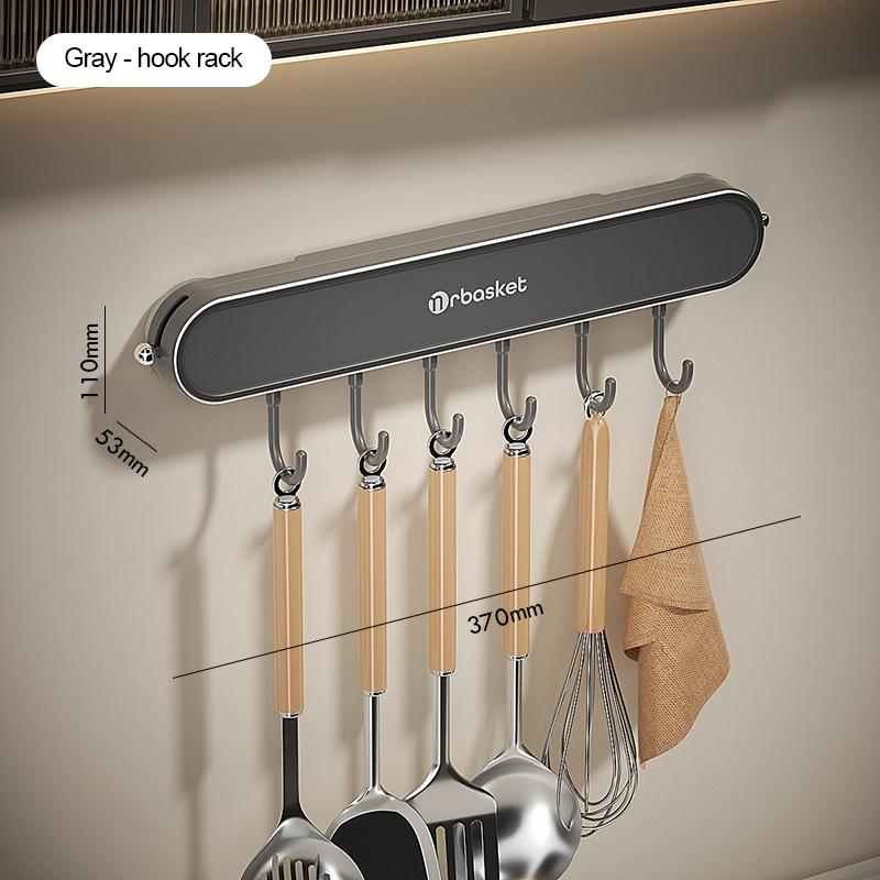 Полка для хранения на кухне настенная неперфорированная на присоске многофункциональная полка для хранения вещей дома M 1-tier 869₽