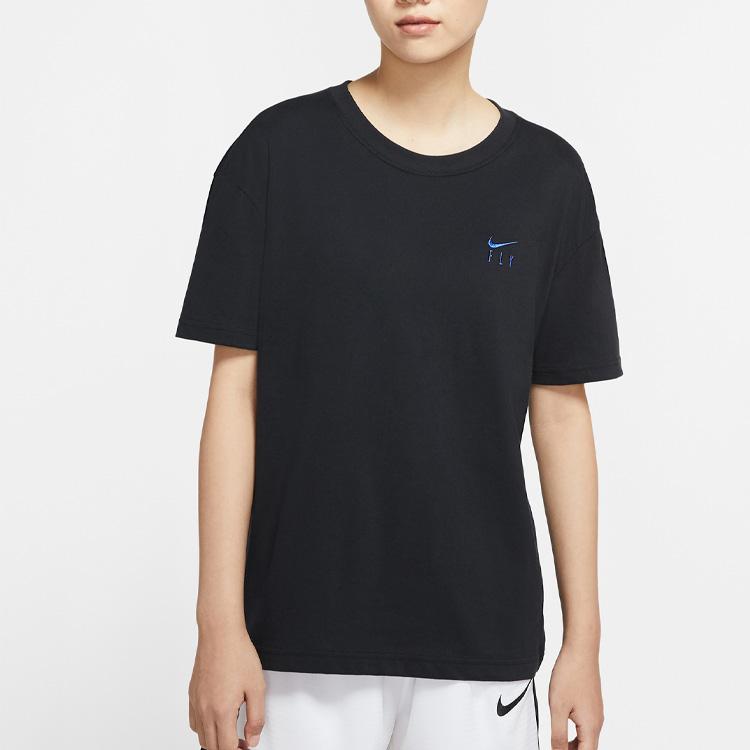 Nike Dri-Fit Basketball Short Sleeve T-Shirt Women Tops Black CV0951-010