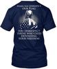 Disrespect Our Flag Freedom When You Those Who Died TTshirt Made In USA S To 5XL