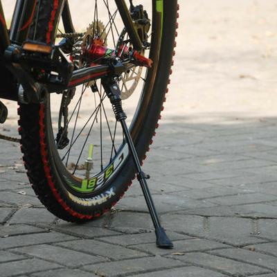 Fahrradständer mit Gummifuß, längenverstellbar, federgepuffertes Design, Aluminiumlegierung, Fahrrad-Heckständer, Seitenständer