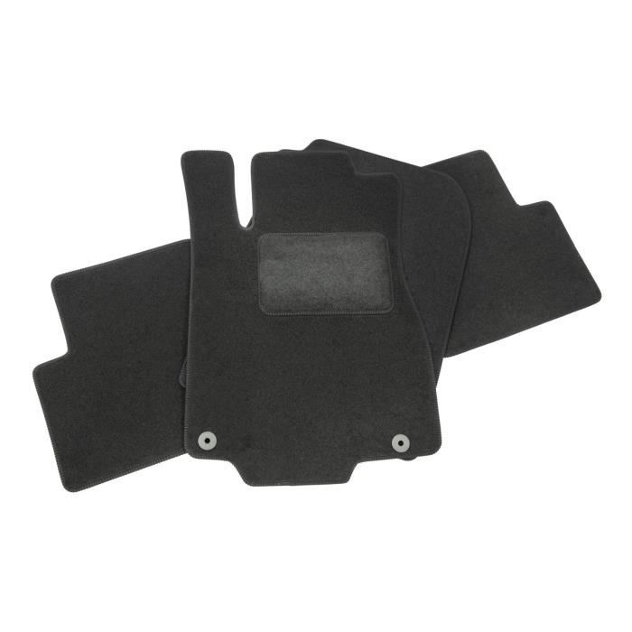 Tapis de sol - Honda - CR-V 2012-2016 - Velours noir - 3 pièces - Antidérapant et imperméable
