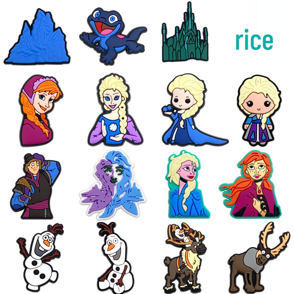 Elsa Frozen Shoe Charms - DIY PVC Rubber Accessories for Crocs.
