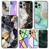 Geometrische Marmor-Handyhülle für iPhone 16e 15 14 13 12 11 Pro Max XS X XR SE 7 8 Plus Hülle iPhone 16 Weiche TPU-Abdeckung