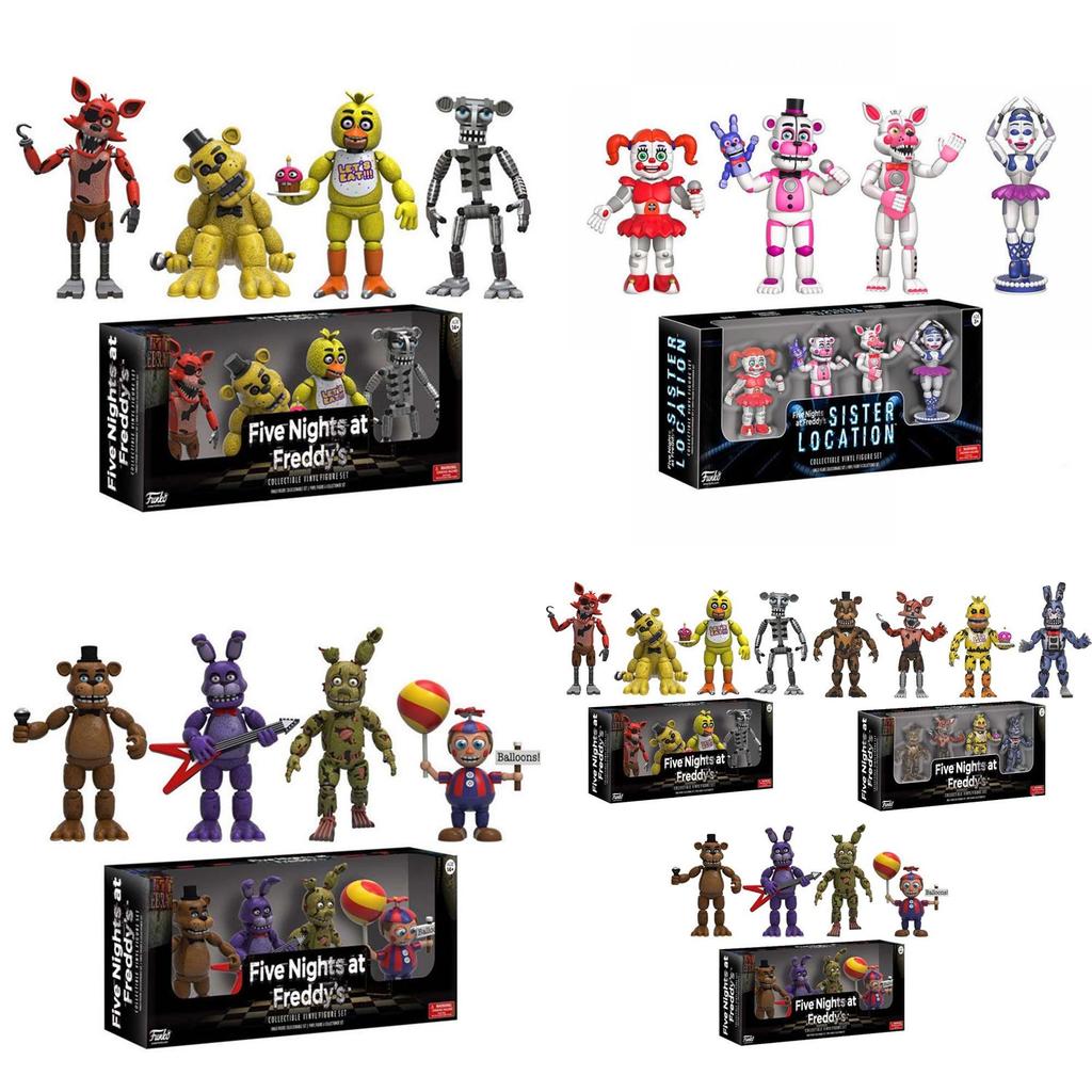 Funko X PVC Material Goldener Bär Ballonjunge und Weißfuchs Set