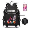 Chainsaw Man Backpack Teen Student School Bag Usb Computer Bag