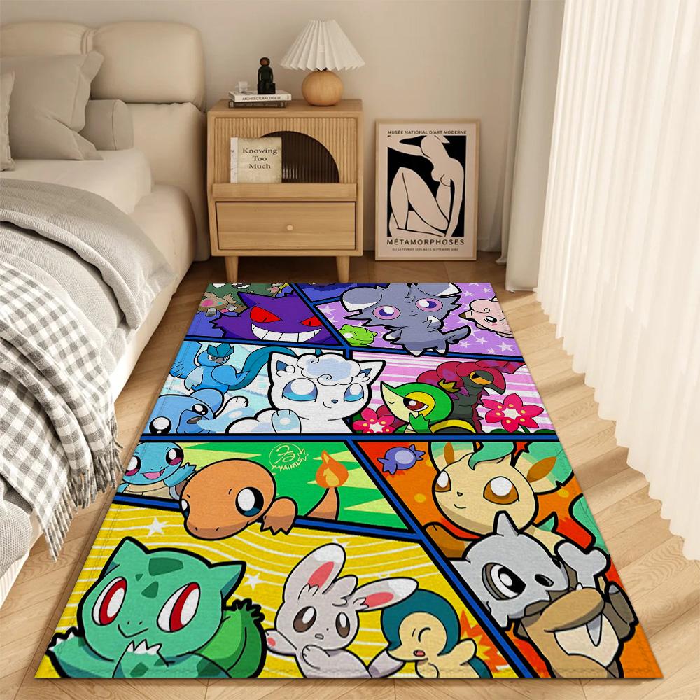 

Fashion Entrance Mat Living Room Rugs Decoration P-Pokemon Bedroom Carpet for Kitchen Balcony Doormat Front Door Floor Mats Bath 40cm x 60cm