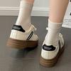 Queen Fan retro versatile platform white shoes women's 2025 new summer skirt casual low-top board shoes