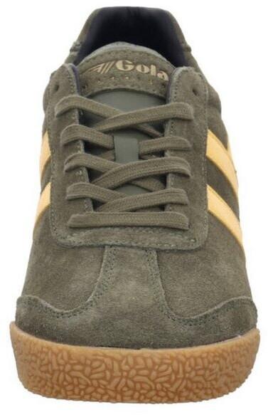 Gola Harrier Suede Sneakers (CMA192) Rhino/off-white/navy