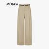 MO&Co. Men's Linen Straight Trousers
