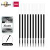 Deli 0.5mm Black Retractable Gel Pen Refills