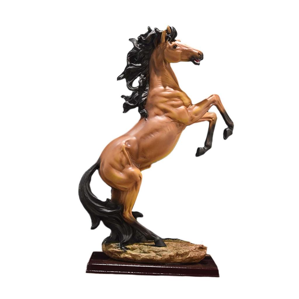 Horse Figurine 18.7''H Contemporary Sculpture for Home And Office Display