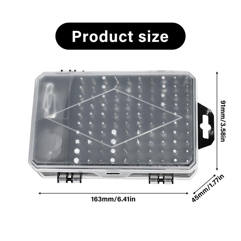 Professional 114 Pieces Magnetic Screwdriver Set with Ergonomic Handle Suitable for Phone Laptop Watches Cameras Repair