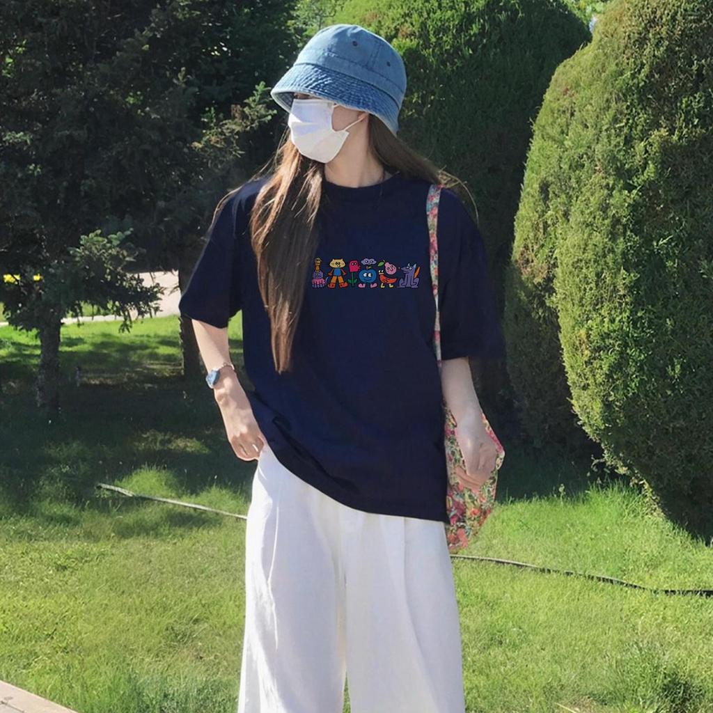 2026 Pure Cotton Short-Sleeve T-Shirt for Women - Loose, Slimming, High-End Summer Style