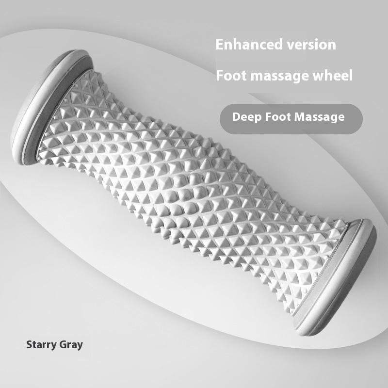 

Массажер для ног Массажный ролик Ролик для ног Подошвенная акупрессура Расслабление мышц Массажер для ног Шиацу Инструменты для массажа и формирования икр серый