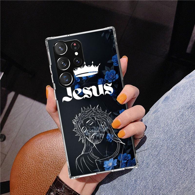 Jesus Bible Phnoe Case for Samsung Galaxy S26 S25 Edge S23 S24 Ultra S22 Plus S21 S20 FE Unique Cover Soft Coque Galaxy S25 S23