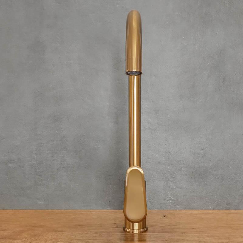 Antique Bronze Floor Kitchen Tap PLAIN
