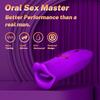 Tongue Licking Vibrator for Women Clitoris Stimulator Mouth Female Masturbator Vaginal Massage Adult Sex Toys Supplies New