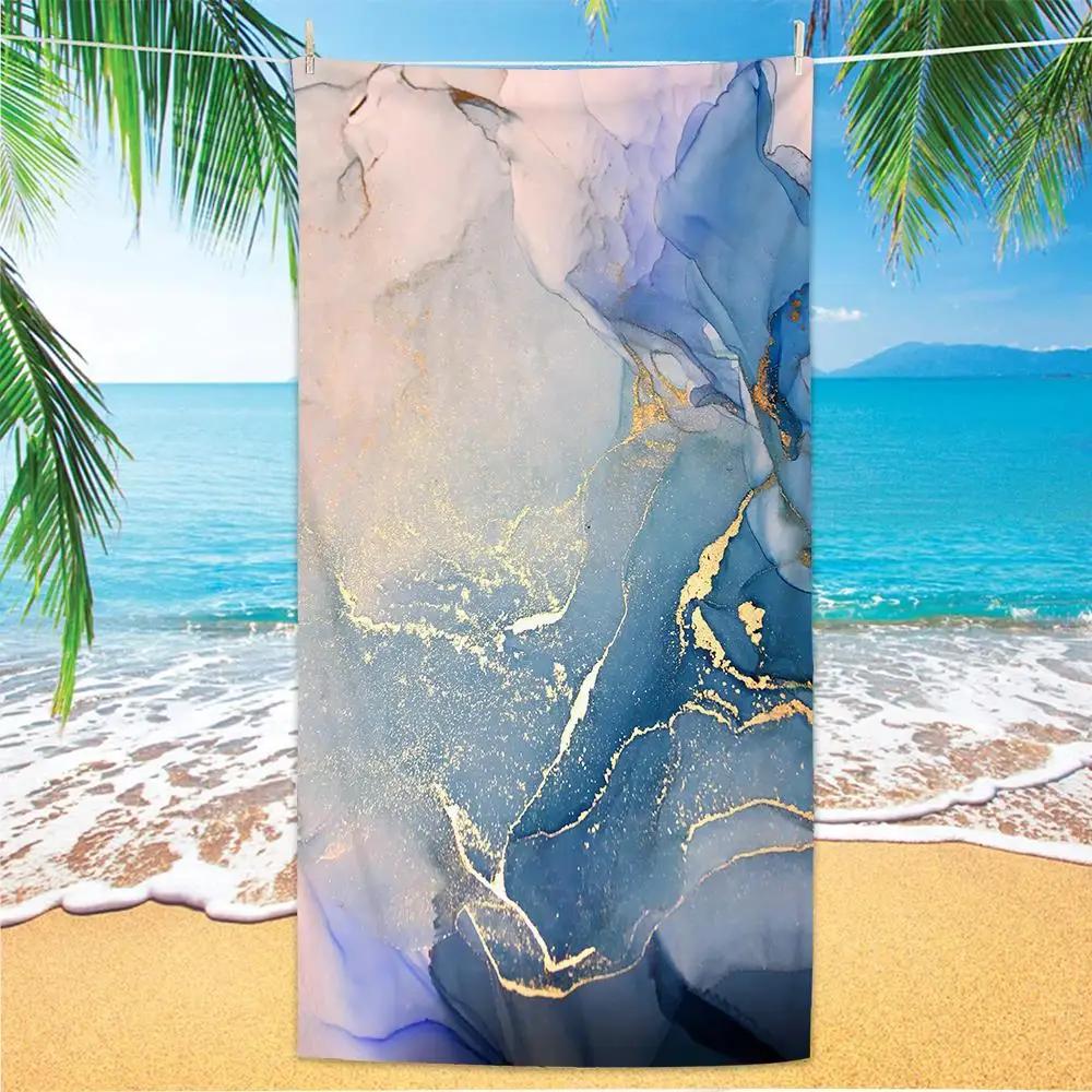 Summer Fun Print Beach Towel - Soft Absorbent Towel for Vacation Lovers,Vibrant and Stylish Designs for Everyday Use and Comfort