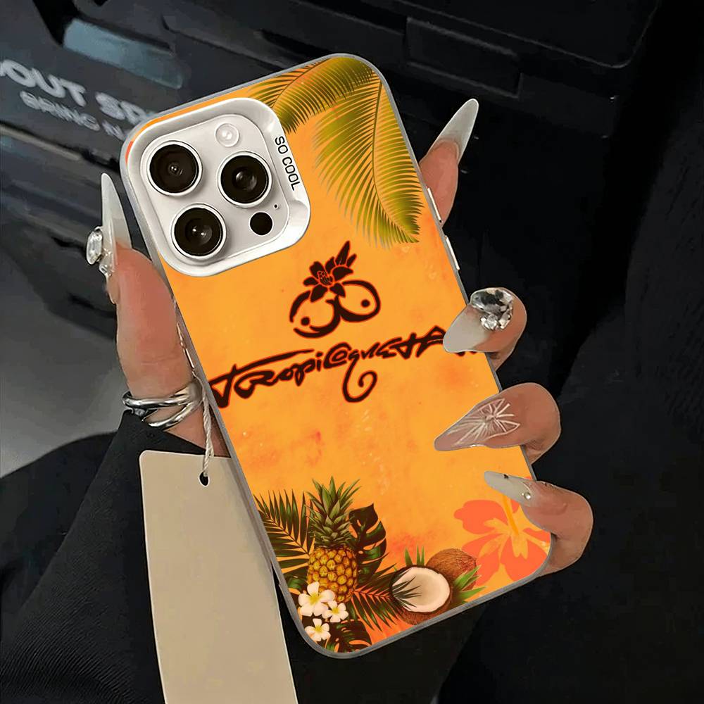 

Karol Tropicoqueta Phone Case For IPhone 17 Air 16 15 14 13 12 11 Pro Max White Sliver Hard Cover iPhone13ProMax