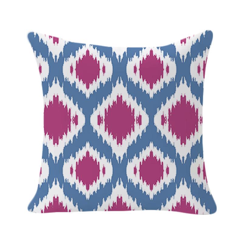 Einfacher geometrischer Druck Kissenbezug Abstraktes florales Wohnzimmer Sofa Kissenbezug