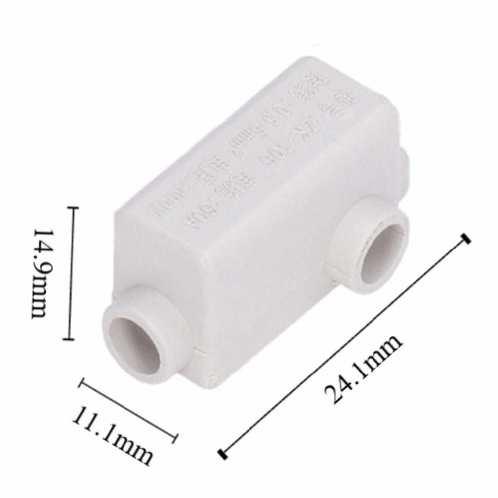 10Pcs ZK T06 Wire Connector 400V 60A Inline Junction Connector Box Terminal Block Set  Electrical