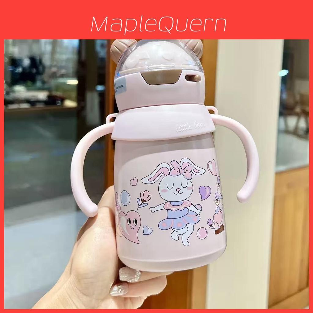 Childrens Insulated Sippy Cup With Straw And Handle For Kids And Babies