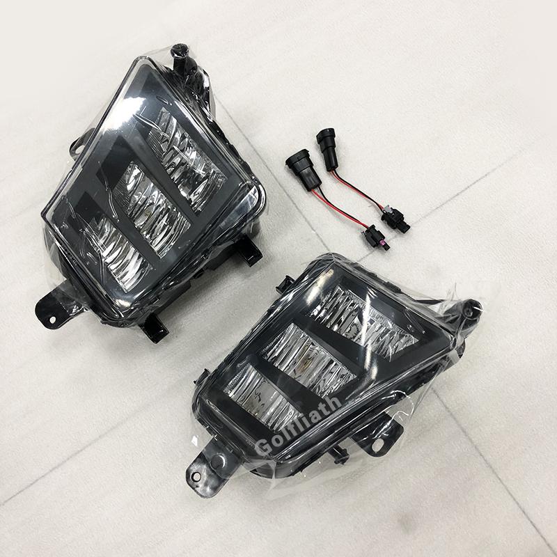LED Car Styling DRL Fog Light Front Bumper Lamp For VW Golf 7.5 MK7.5 GTI 2018- Auto Lighting System