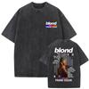 T-shirt Limited Rapper Frank Lavata Vintage Bionda Moda T-shirt Oversize Oceano Hip Hop T-shirt Uomo Casual Cotone Maglietta